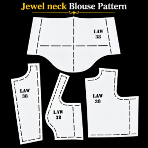 Jewel Neck or Close Neck Blouse Pattern
