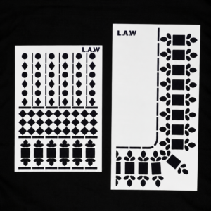 Aariwork Neck and Hand Design Tracing Stencils