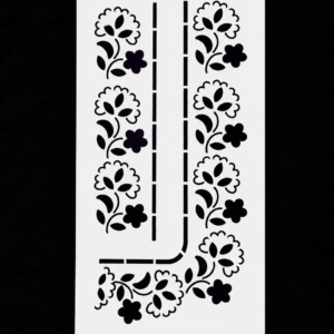 Flower Model simple and Elegent aariwork Stencils