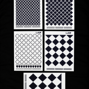Checked Tracing Stencil combo