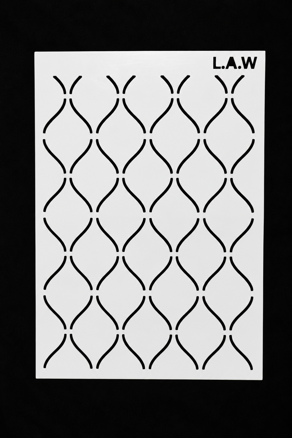 Zigzag Model Aariwork Hand design Tracing Stencils