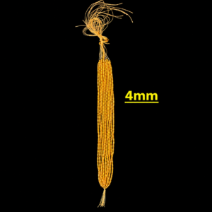4mm Dull gold Beads